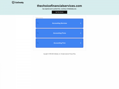 thechoicefinancialservices.com snapshot