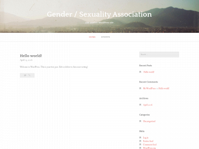 gendersexualityassociation.org snapshot