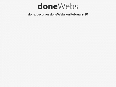 donewebs.com snapshot