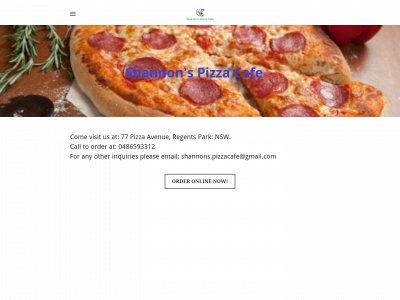 shannonspizzacafe.weebly.com snapshot