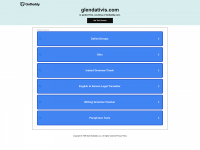 glendativis.com snapshot