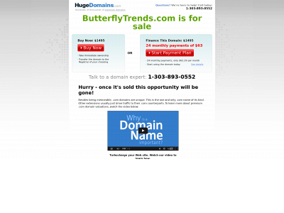 butterflytrends.com snapshot