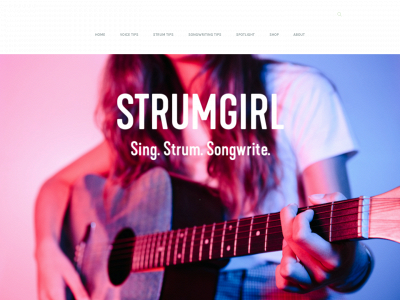 www.strumgirl.com snapshot