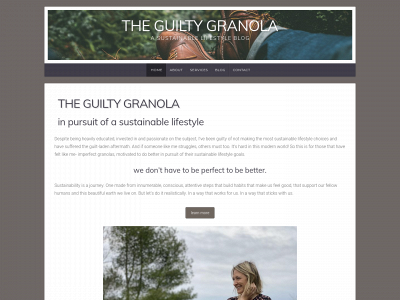 theguiltygranola.com snapshot