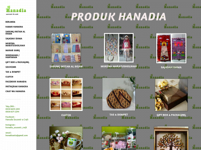 hanadia.weebly.com snapshot
