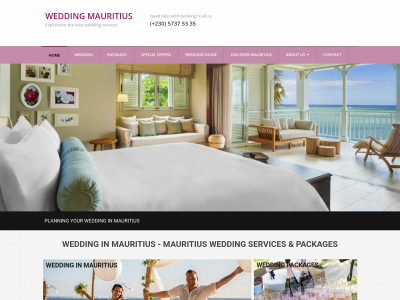 wedding-mauritius.com snapshot