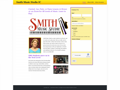 smithmusicstudioic.com snapshot