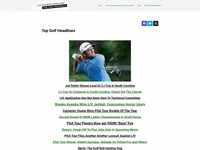 golfnewscaddie.com snapshot