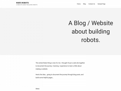 robsrobots.com snapshot