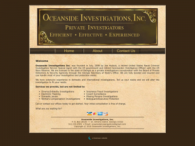 oceansideinvestigations.com snapshot