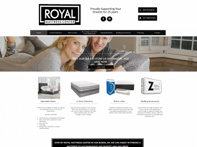royalmattresscenter.com snapshot