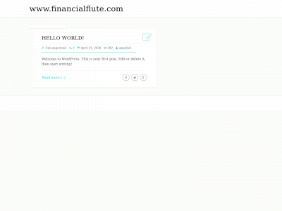 financialflute.com snapshot