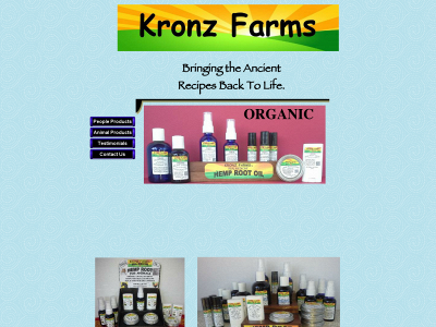 kronzfarms.com snapshot