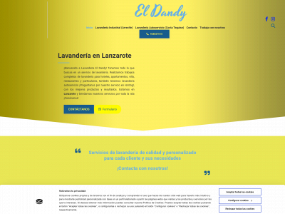 www.lavanderiaeldandy.es snapshot