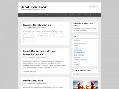 danskcykelforum.dk snapshot