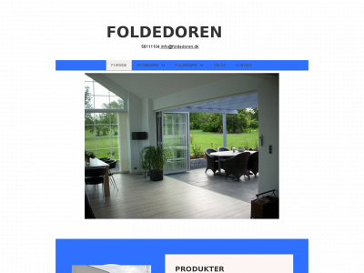 www.foldedoren.dk snapshot
