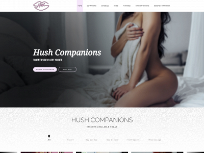 www.hushcompanions.com snapshot