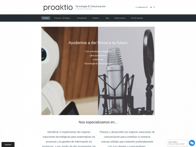 www.proaktio.biz snapshot
