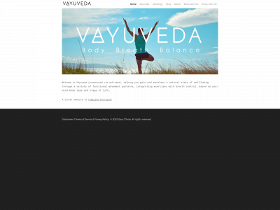 www.vayuveda.com snapshot