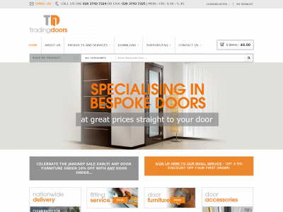 tradingdoors.co.uk snapshot