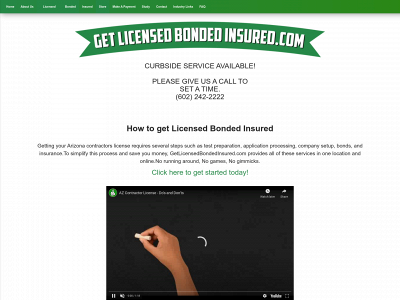 getlicensedbondedinsured.com snapshot