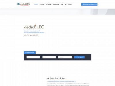 declic-elec.com snapshot