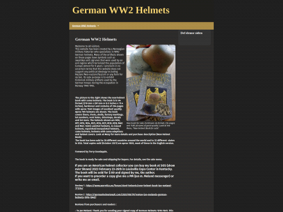 german-ww2-helmet.com snapshot