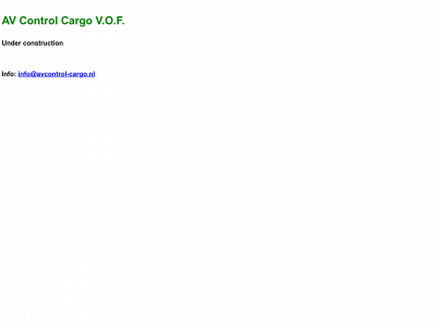 avcontrol-cargo.nl snapshot