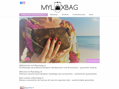 myluxbag.ch snapshot