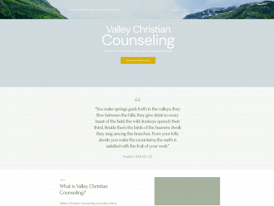 valleychristiancounseling.org snapshot