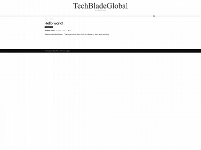 techbladeglobal.com snapshot