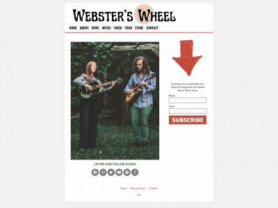 websterswheel.com snapshot