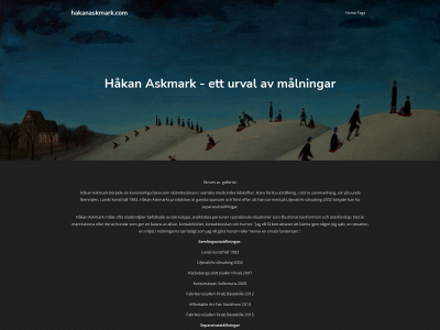 håkanaskmark.com snapshot