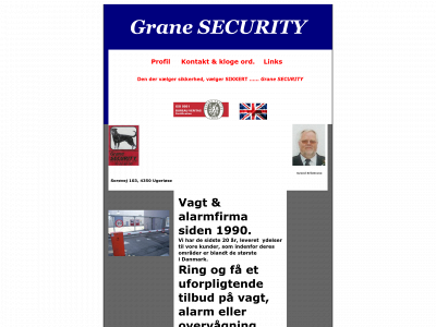 grane-security.dk snapshot