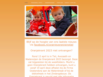 oranjeverenigingtiel.nl snapshot