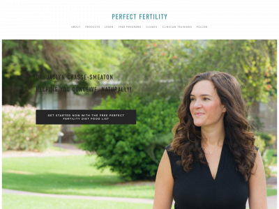 perfectfertility.com snapshot