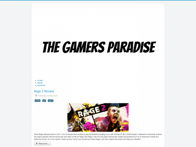 thegamersparadise.com snapshot