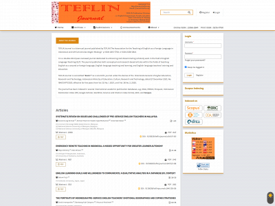 journal.teflin.org snapshot