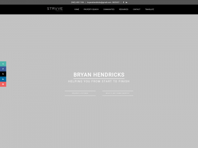 bryanhendricks.com snapshot