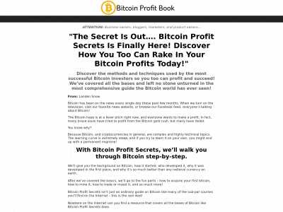 bitcoinprofitbook.com snapshot