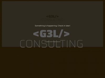 g3l.consulting snapshot