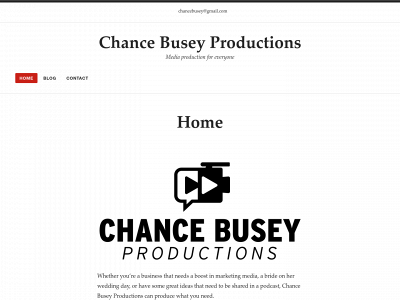 chancebuseyproductions.com snapshot