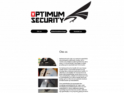 optimum-security.dk snapshot