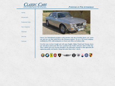 classiccarsinternational.co.uk snapshot