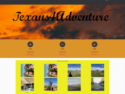 texans4adventure.com snapshot
