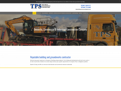 tpsbuildingcontractors.com snapshot