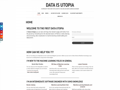 dataisutopia.com snapshot