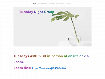 tuesday-night-group.weebly.com snapshot