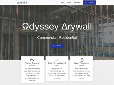 odysseydrywall.com snapshot