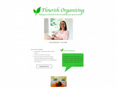 www.flourishorganizing.com snapshot
